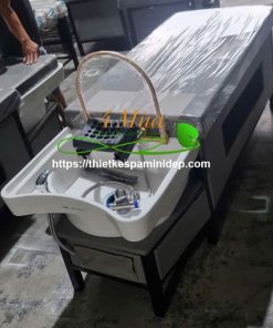 giường gội đầu dưỡng sinh chân sắt