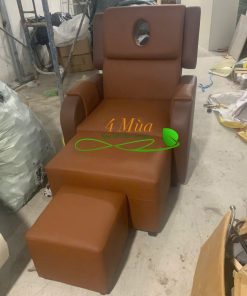 Ghế foot bọc simili nâng hạ cơ