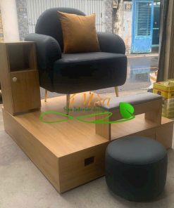 Ghế nail màu đen giá rẻ