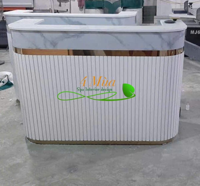 Mẫu quầy lễ tân spa 1m2