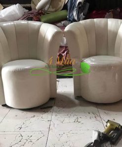 Ghế nail đơn bọc simili
